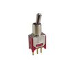 Miniature Toggle Switch ON-ON 3 A 1CO IP67 PCB Pins